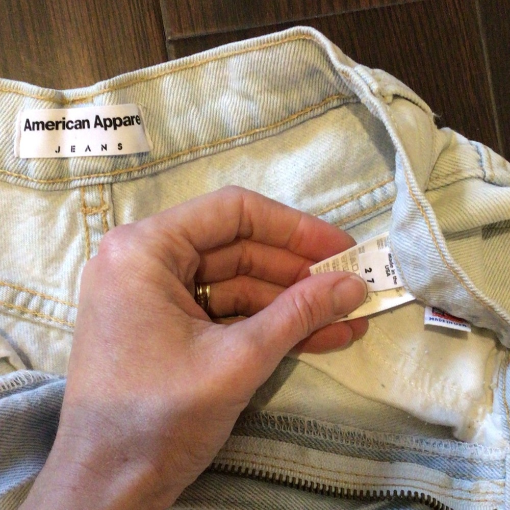 American Apparel Jean Shorts - Picture 2 of 5